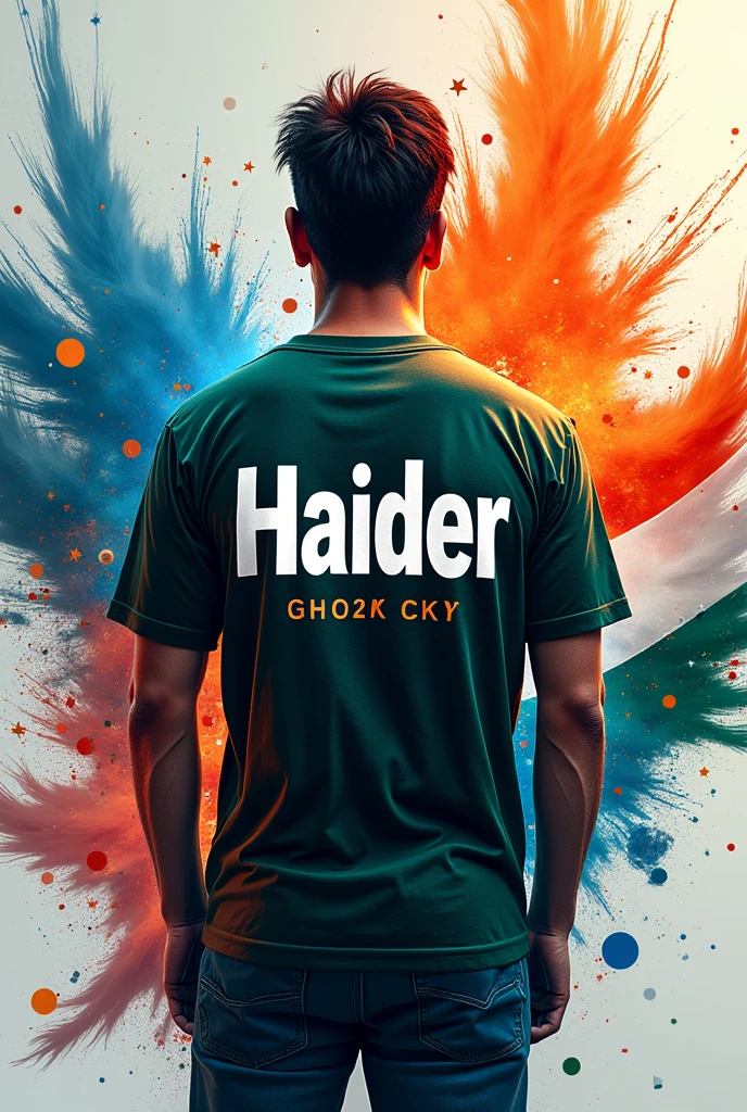 Independence Day T-ShirtBack Printed Naam Haider