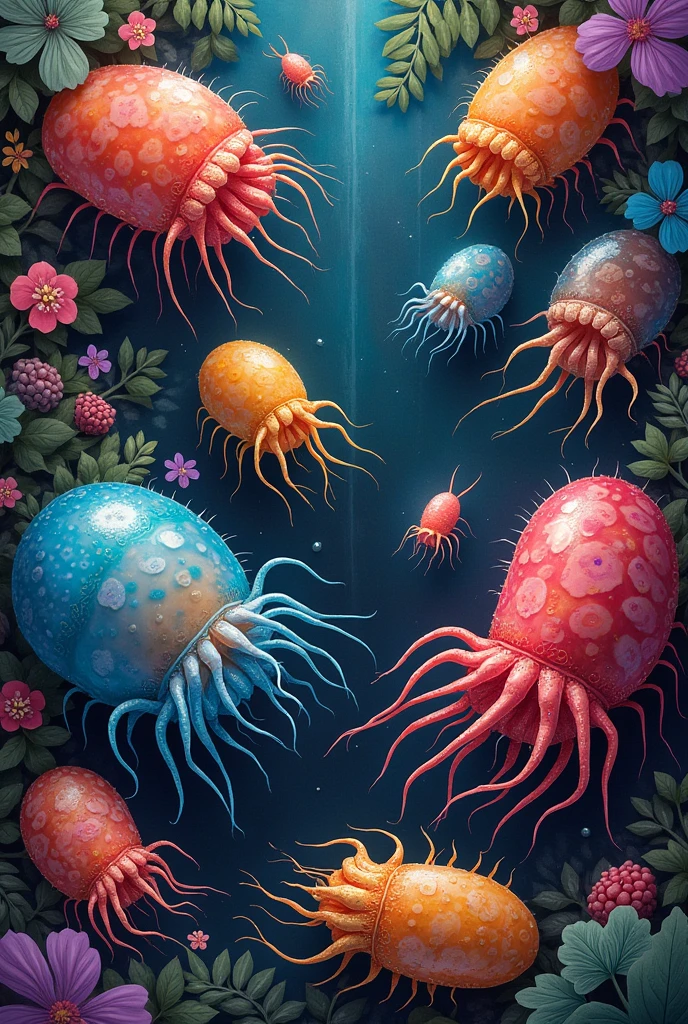 Beautiful and colorful parasites