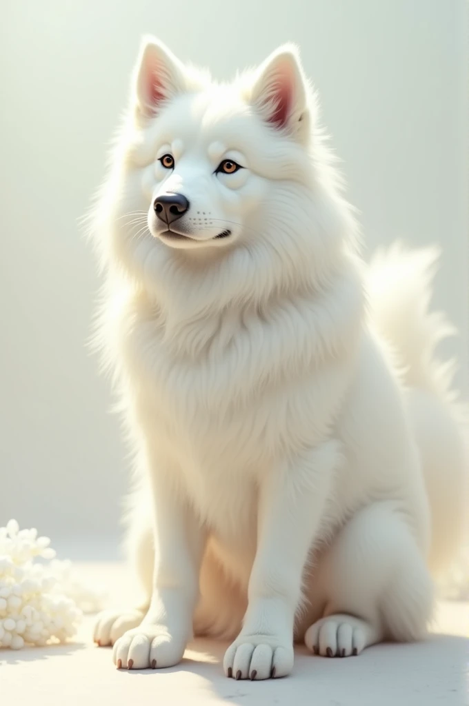 White dog