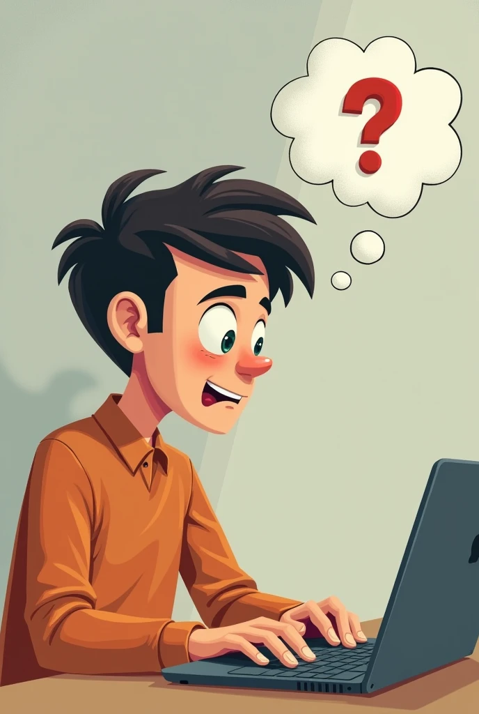 A person click a suspicious link
Show what he clicks
Add a bubble that he's thinking