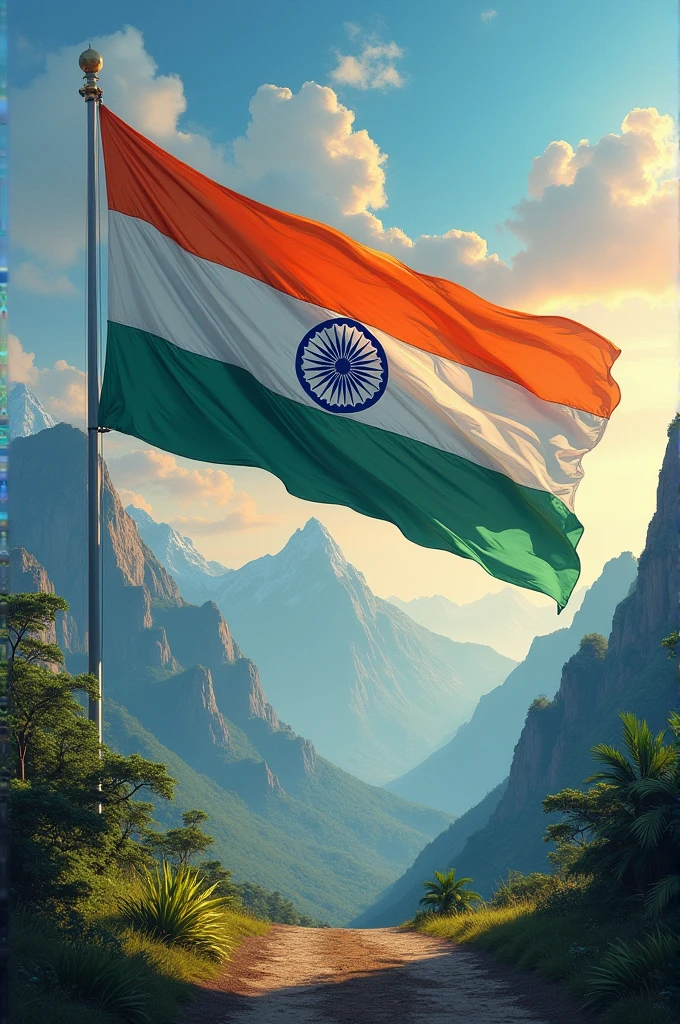 Beautiful Indian flag 
