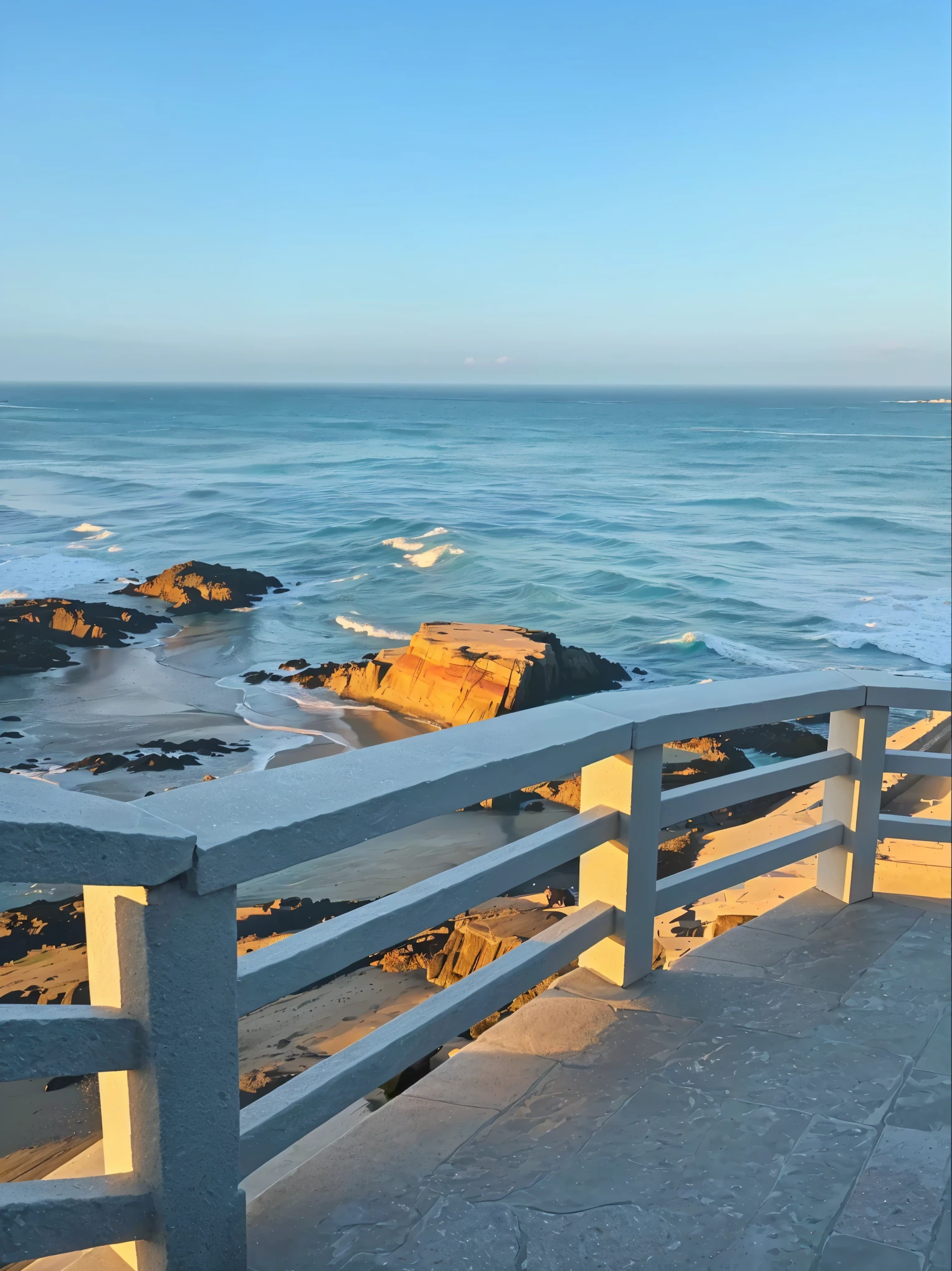 there is a Sea view from a stone walkway, Sea view, Sea view, looking at the ocean, Ocean in the background, Overlooking the sea, looking at the ocean, Shot with iPhone 1 3 Pro max, Background is the sea, Shot with iPhone 1 3 Pro, beautiful scenery, Sea view悬崖