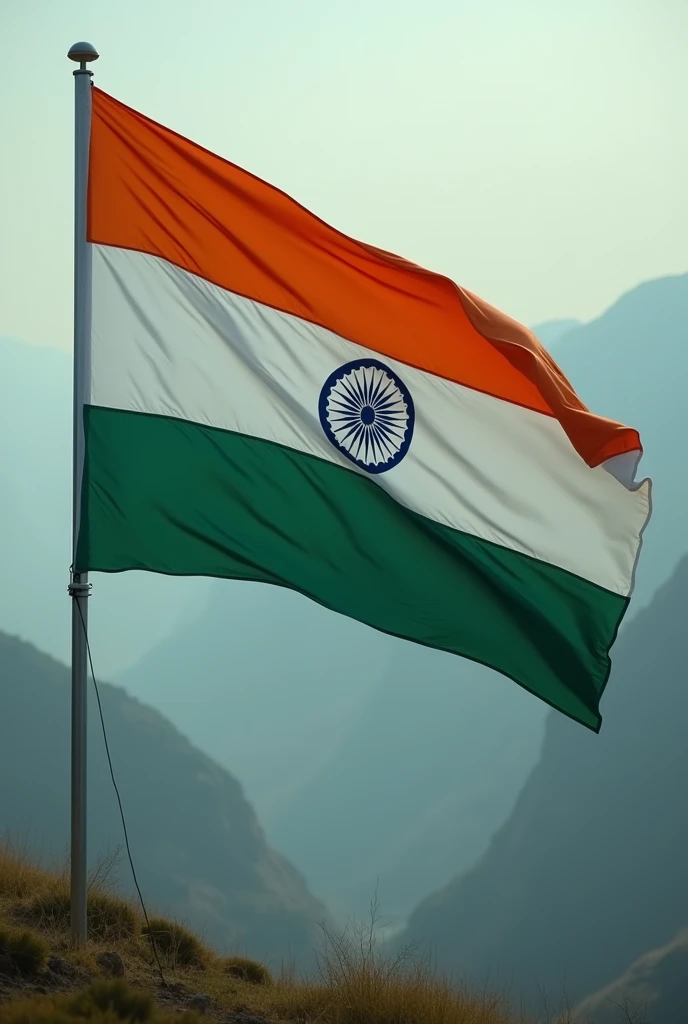 Cinematic Indian flag click by expensive camera 