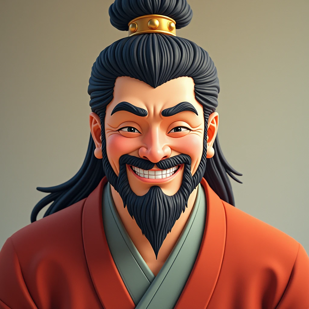 male、smile、God of Love、Face is front、The body is also front、