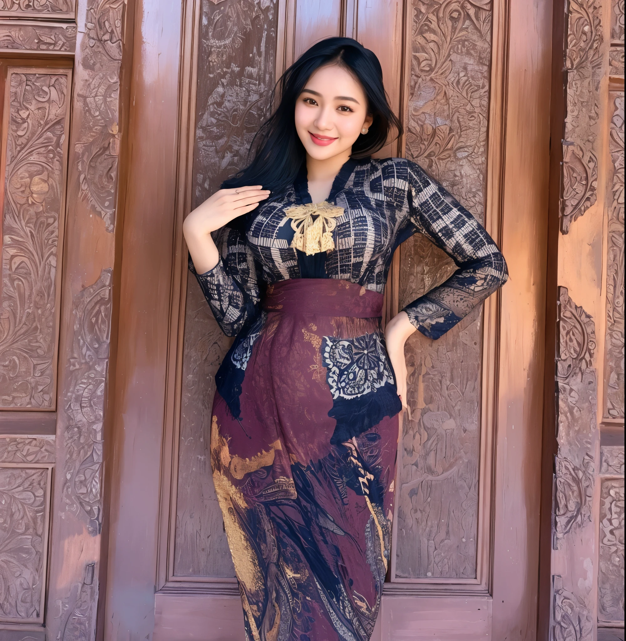 RAW photo of a 24 year old girl wearing hijab,((smile)), highres, high definition quality, realistic), one MalaysianIndonesian women naked, (topless, nude), plump saggy breasts, ((hijab)), (Droopiest Breast)), (realistic skin texture), POV shot, n, ( big Breast))((tp background)), 8k uhd, dslr, soft lighting, high quality, film grain, Fujifilm XT3, covered dress, patterned dress, gigantic breasts:1.5 , ((HD)) 