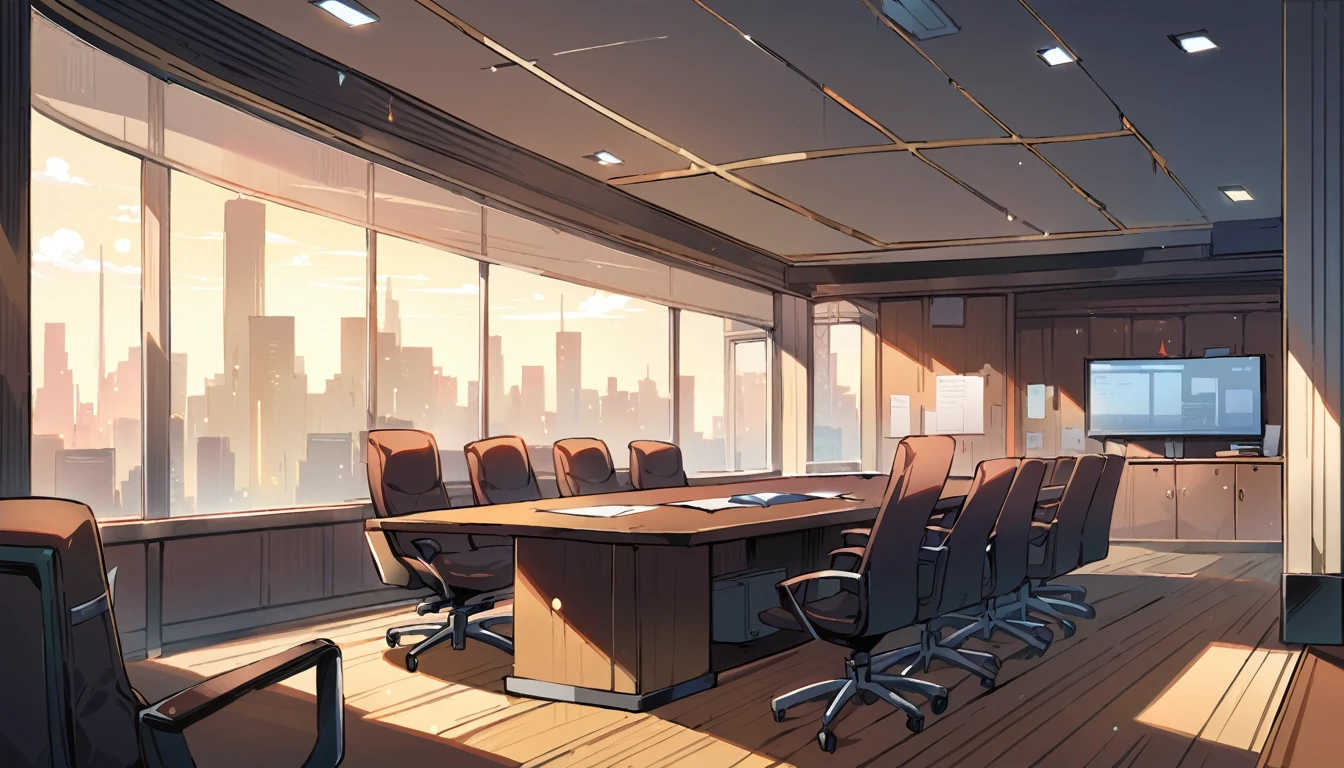 masterpiece, best quality, Conference Room