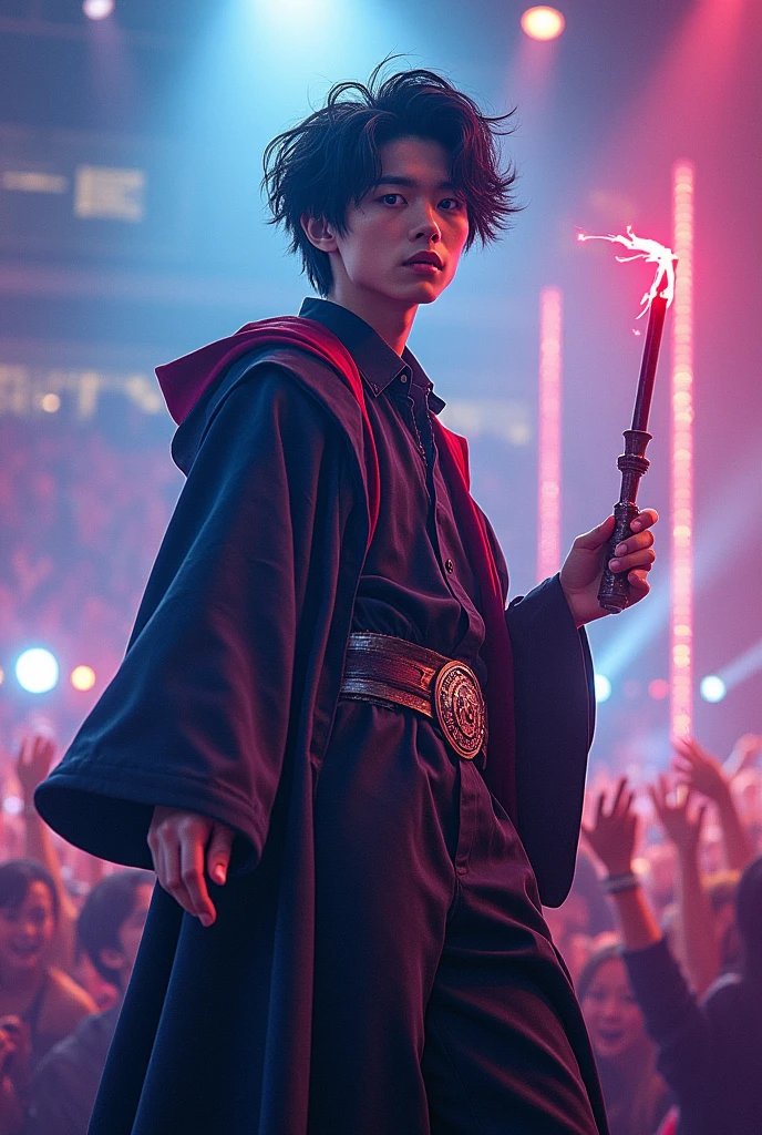 Harry potter character as a kpop idol