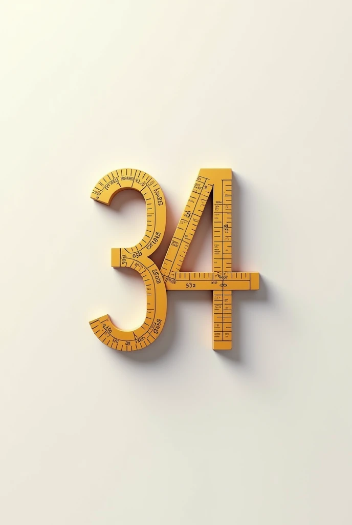 create a logo with the name rule34 in a ruler