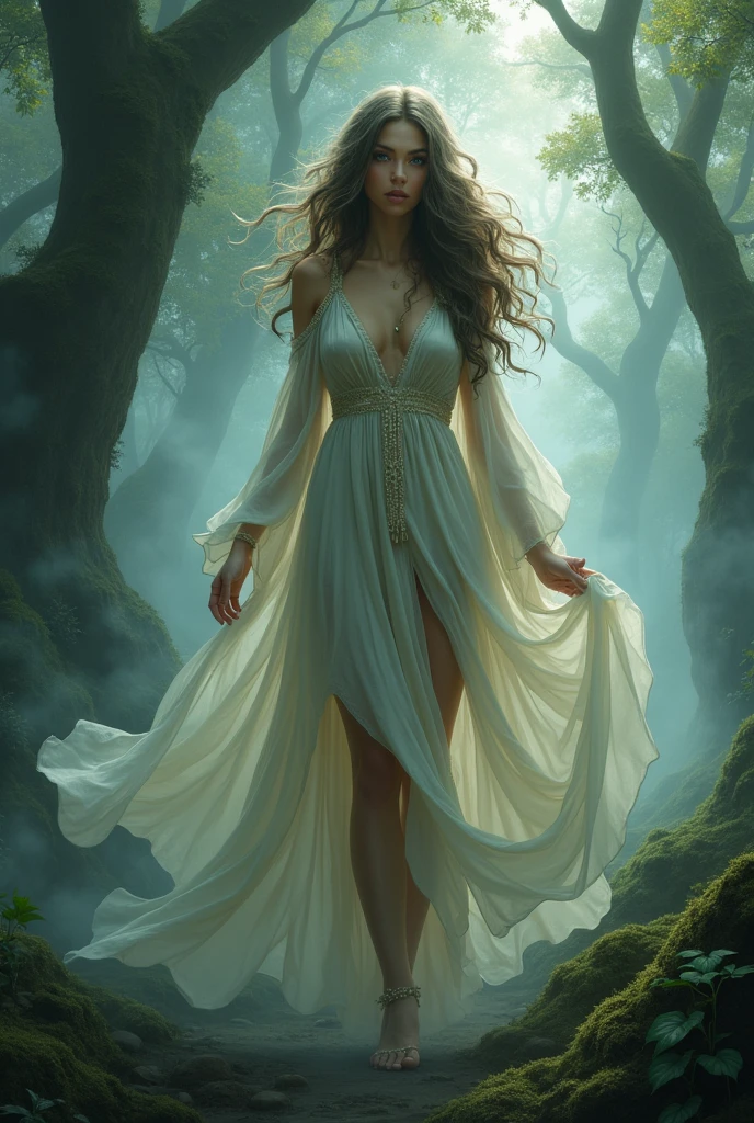 (0815) Today's challenge theme:Sexy Forest Godess surrounded by Mysterious Fog