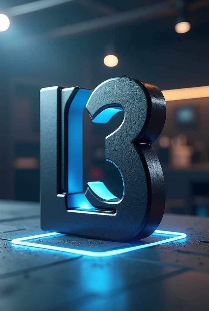 Logo about design, 3D engineering and printing that has the word "L3" 