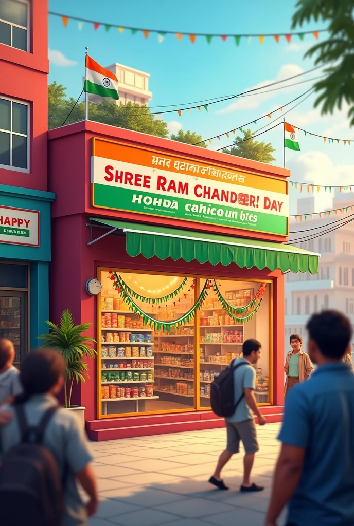 Make a happy independence day from shree ram chander super store
