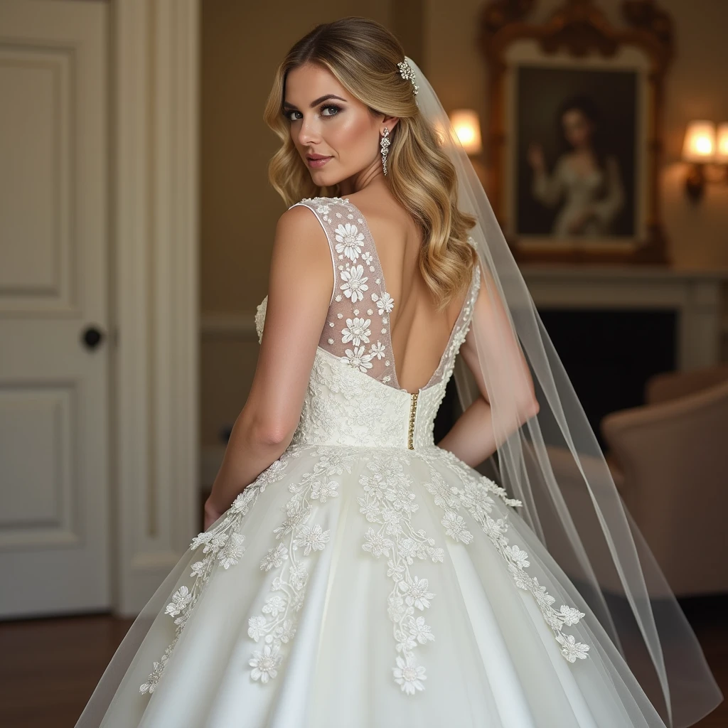 Wedding dress woman