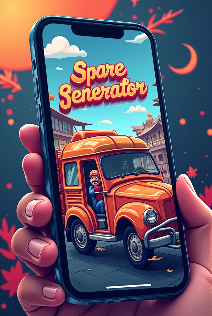 Mobile design... Shop name generation spare mobile.... Happy indipentence day