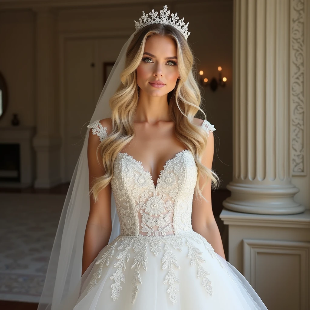 Wedding dress woman