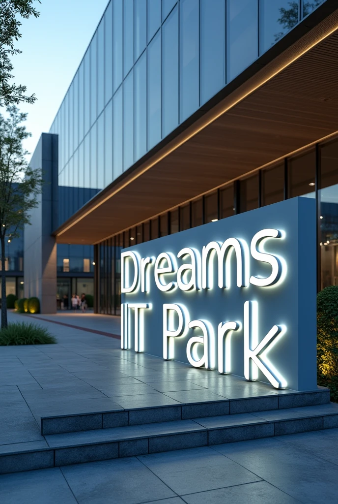 'Dreams IT Park' written big on the door