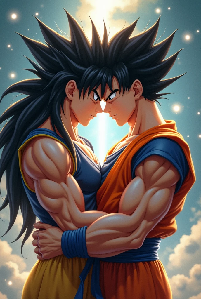 Goku sucking Vegeta