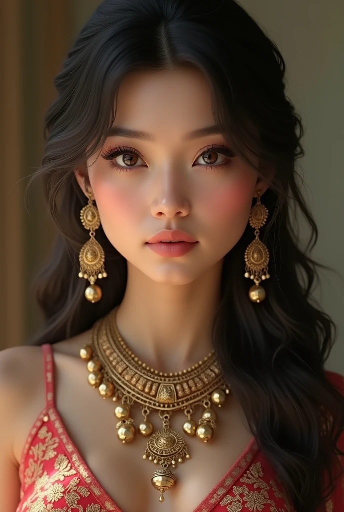 Beautiful girl wearing ghungroo