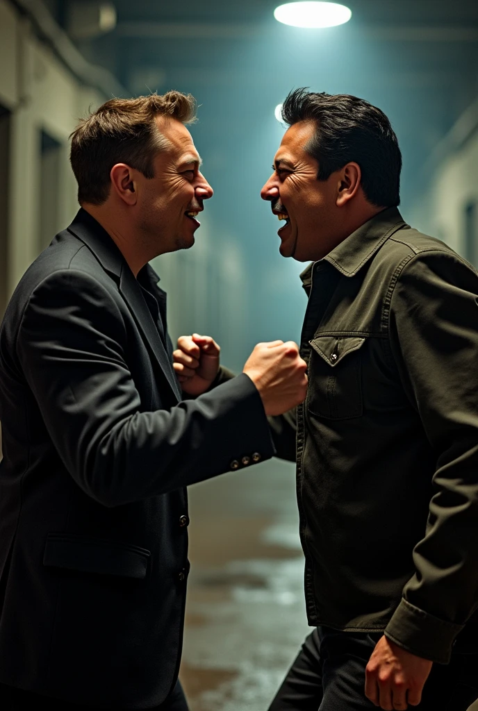Elon Musk and Maduro in a fight