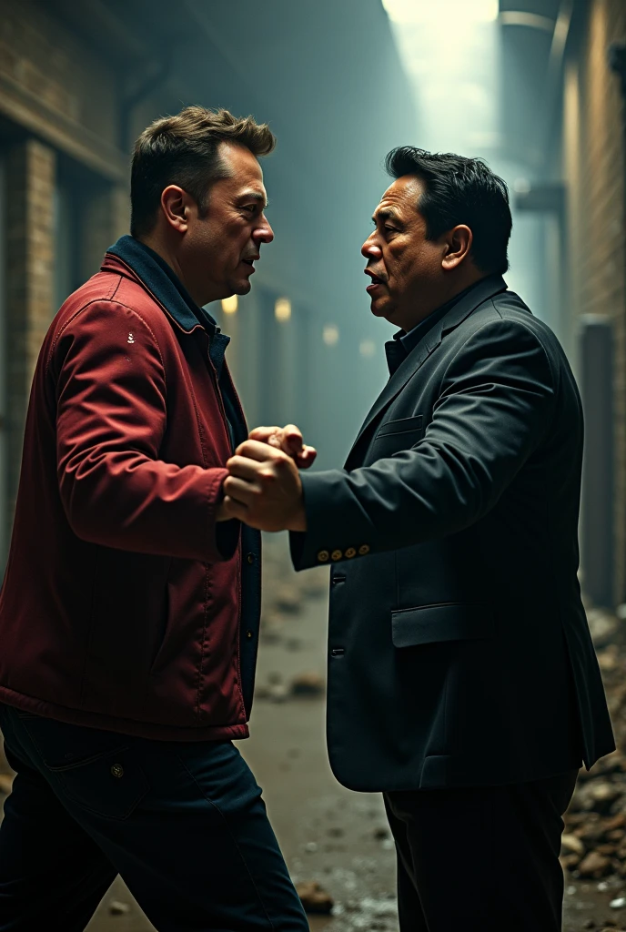 Elon Musk and Maduro in a fight