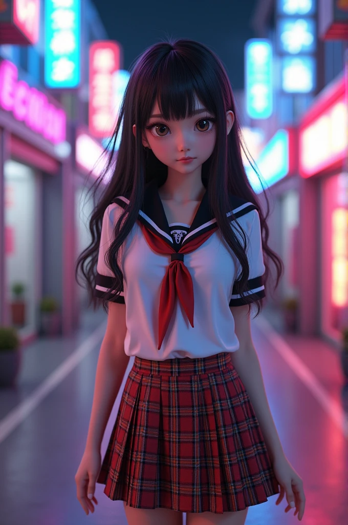 I want to create an Anri Okita cosplay girl.