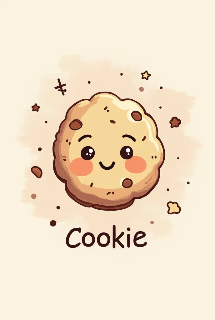 Logo for a cookie business with pastel colors
