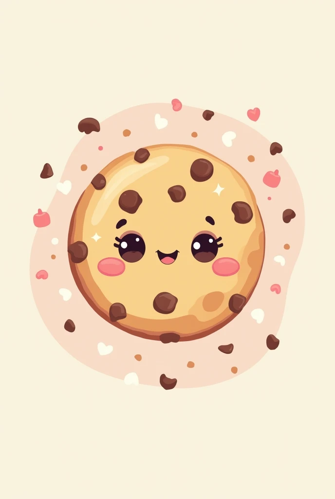 Logo for a cookie business with pastel colors