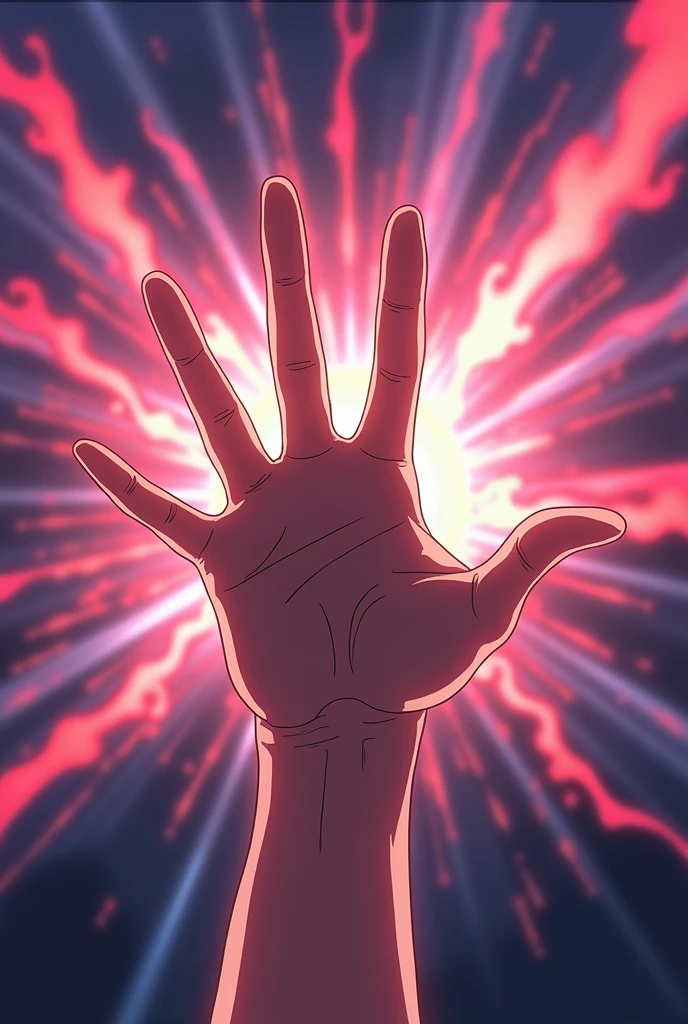 Anime hand raise