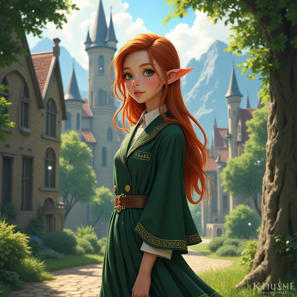 Elf high school girl、Dungeons&Dragons