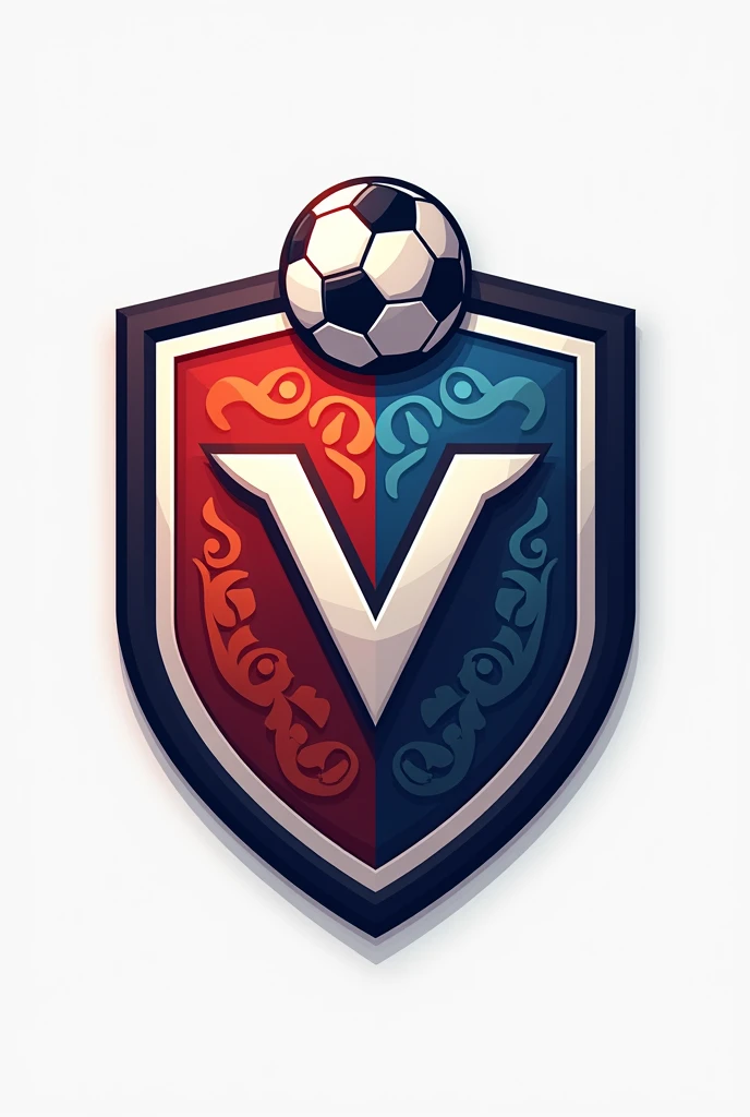 2d Logo Soccer Team Shield