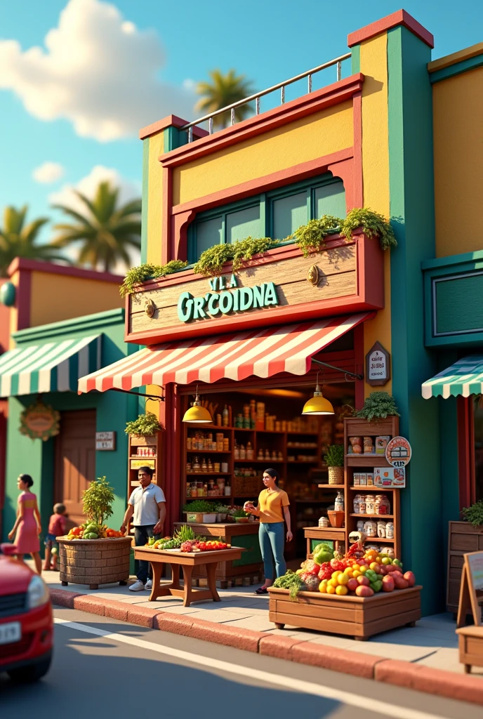 3D Phrase: VILA NOVA ESPERANÇA GROCERY STORE