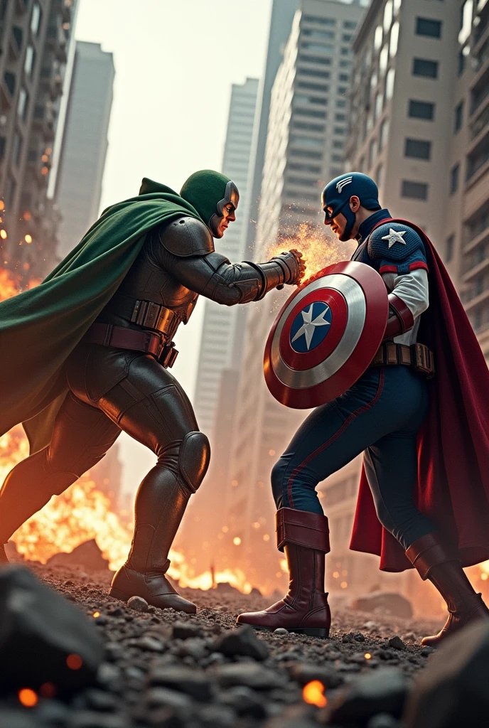 Captain America fight with dr doom