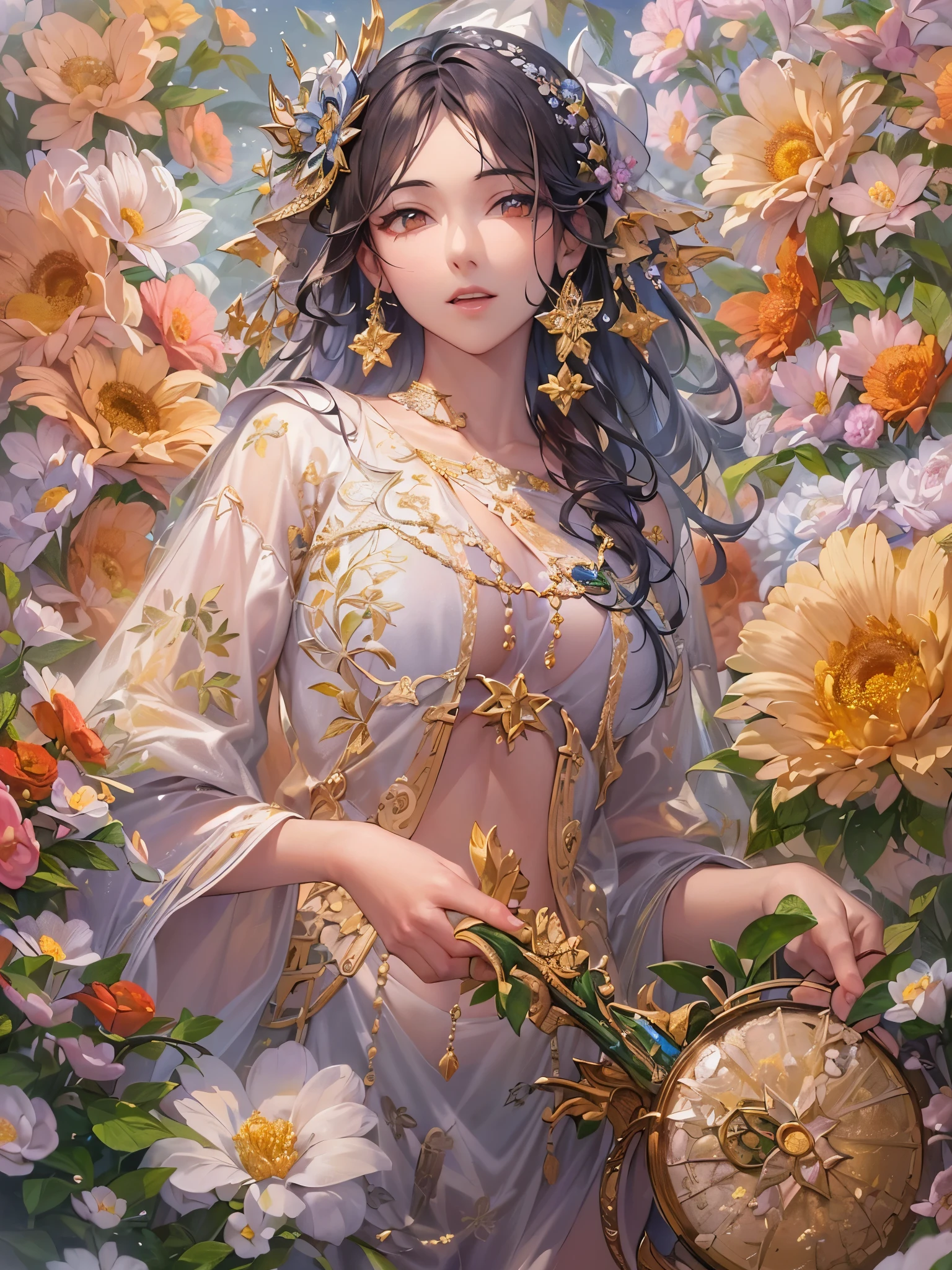 ((Highest quality)),(Ultra-high resolution),(Super detailed),(Detailed Description),((The best CG)),(masterpiece),Highly detailed art,(Art with precise detail:1.5),