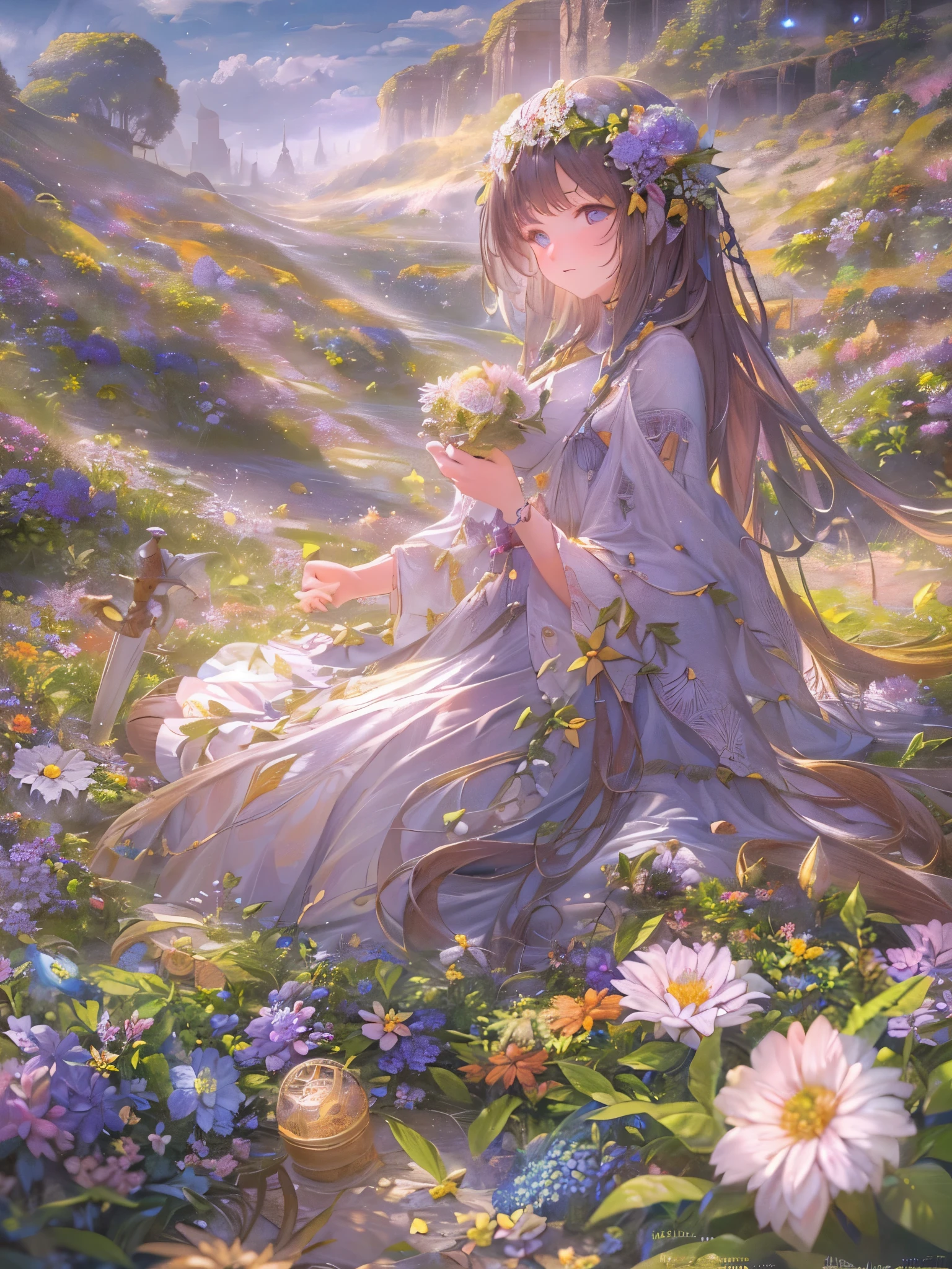 ((Highest quality)),(Ultra-high resolution),(Super detailed),(Detailed Description),((The best CG)),(masterpiece),Highly detailed art,(Art with precise detail:1.5),