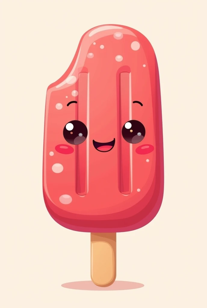 a logo of a kawaii popsicle and say: Little Cherry.
