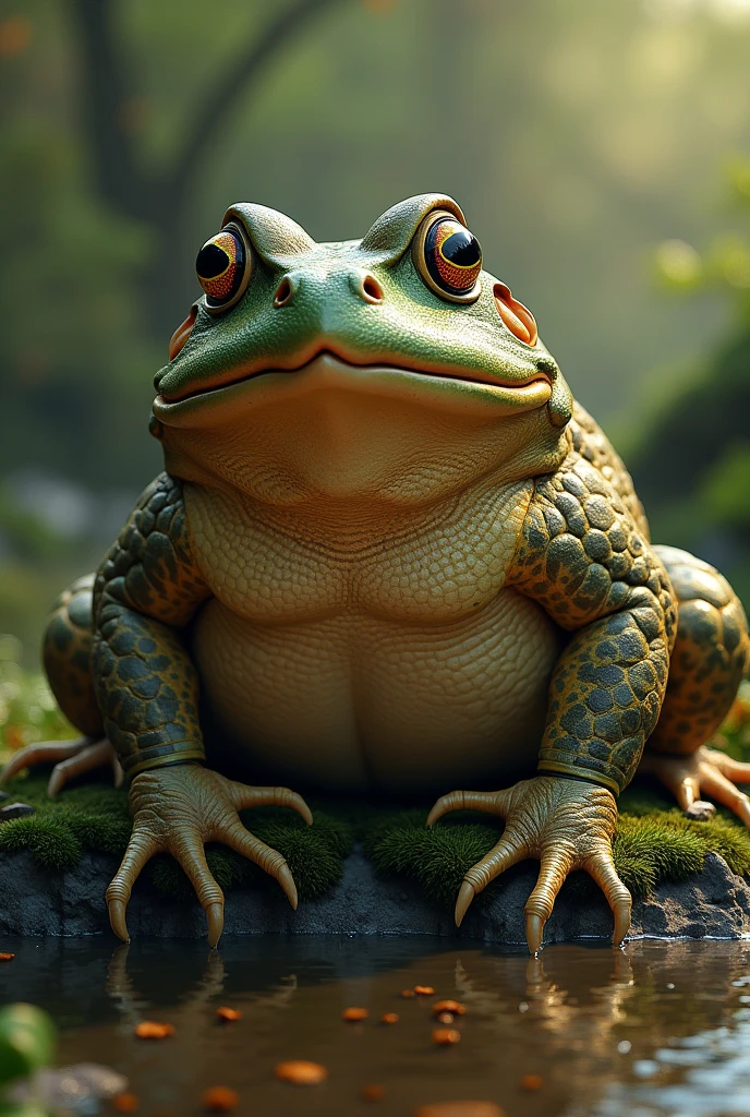 Make a handsome toad