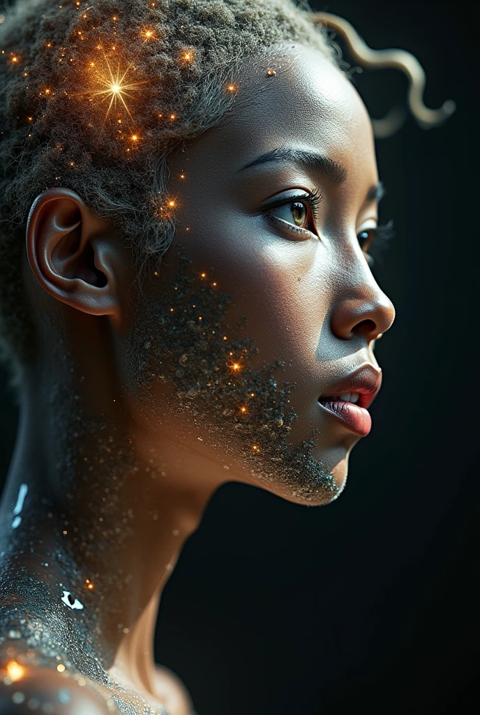 I am the face of different races and eyes of piercing pride, real-time white and dark that carries memories of all the dimensions it has visited. The threads of time become more noticeable each time., The message I want to give is that if dimensions exist , the style is my real , 48k rules of thirds shadows for more volume finishes in photoshop a lot of difference in shots