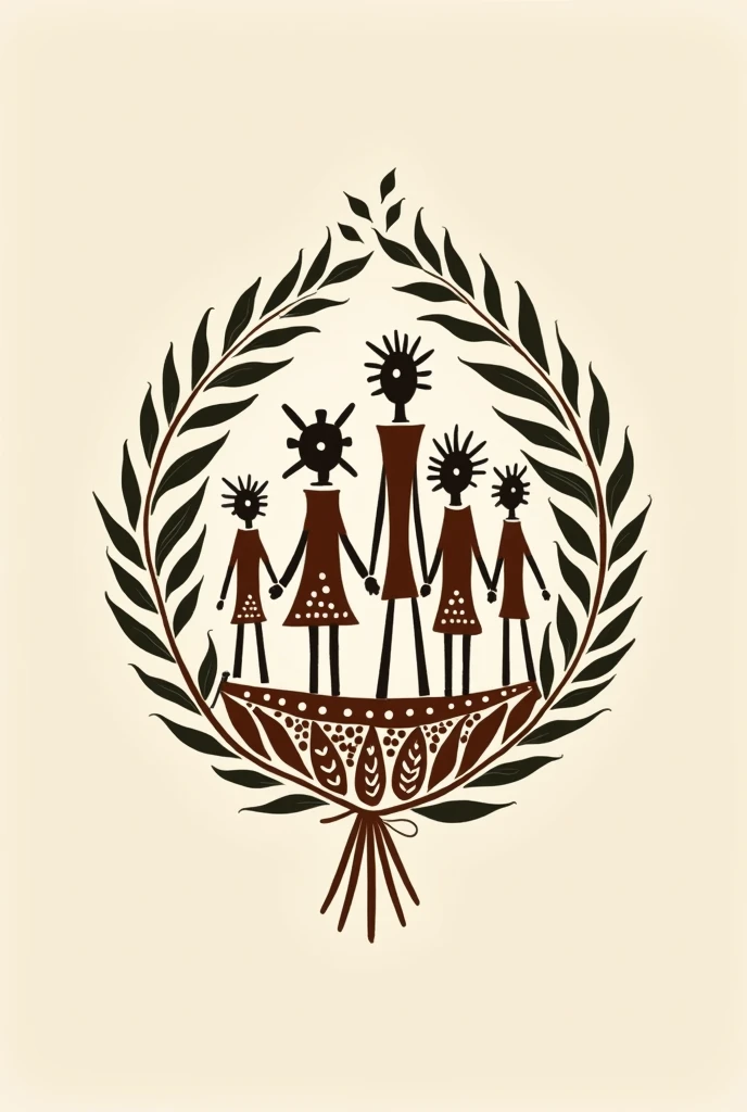 aadivasi Warli painting logo 