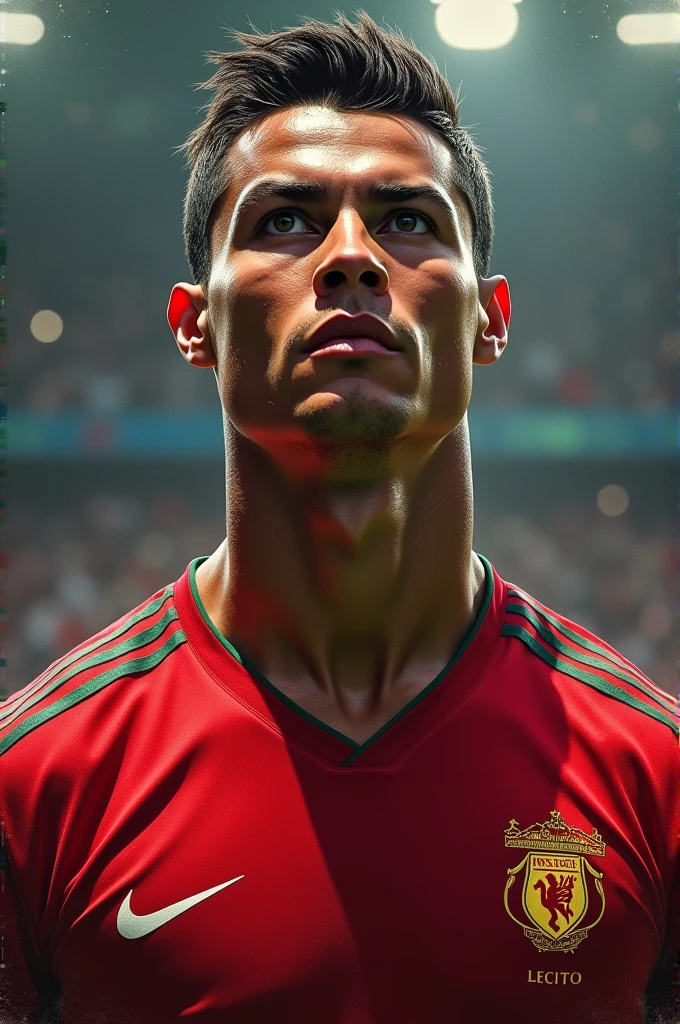The football player Cristiano Ronaldo
