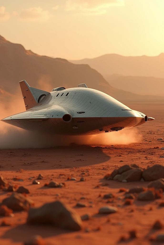 Starship elok musk landing to mars. Tilt shift photography. Realistic. 4k. Hd. Monochrome taken by Fujifilm xh1. Cinematic. Detail