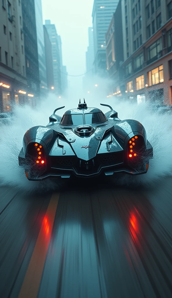 (0815) Today's Manga Art theme:Batmobile high spped run through the Mysterious Fog