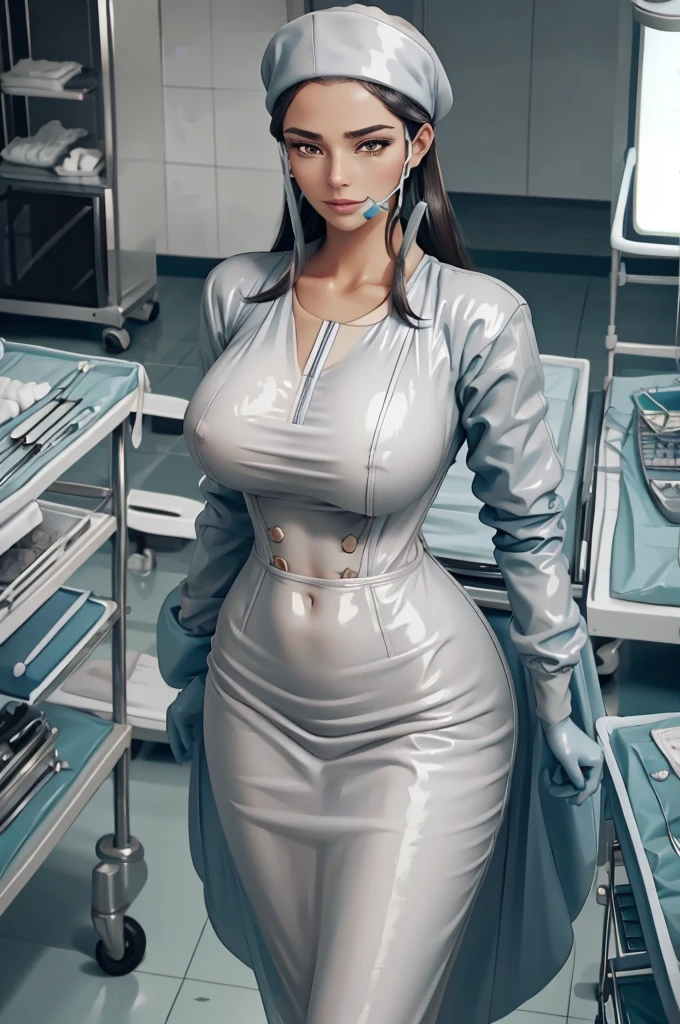 nurse uniform,hospital, latex nurse suit,nurses,busty,elbow gloves,labcoat,black hair woman,red eyes , gigantic ,medical instruments,asian nurse,two nurses,speculum,examination room,oversize ,big ass ,strap on, lay on table ,legs spreaded,giving birth,gyno chair , dentist,Milf,latex,white uniform,oversize breasts