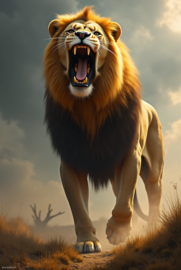  Lion Roaring 