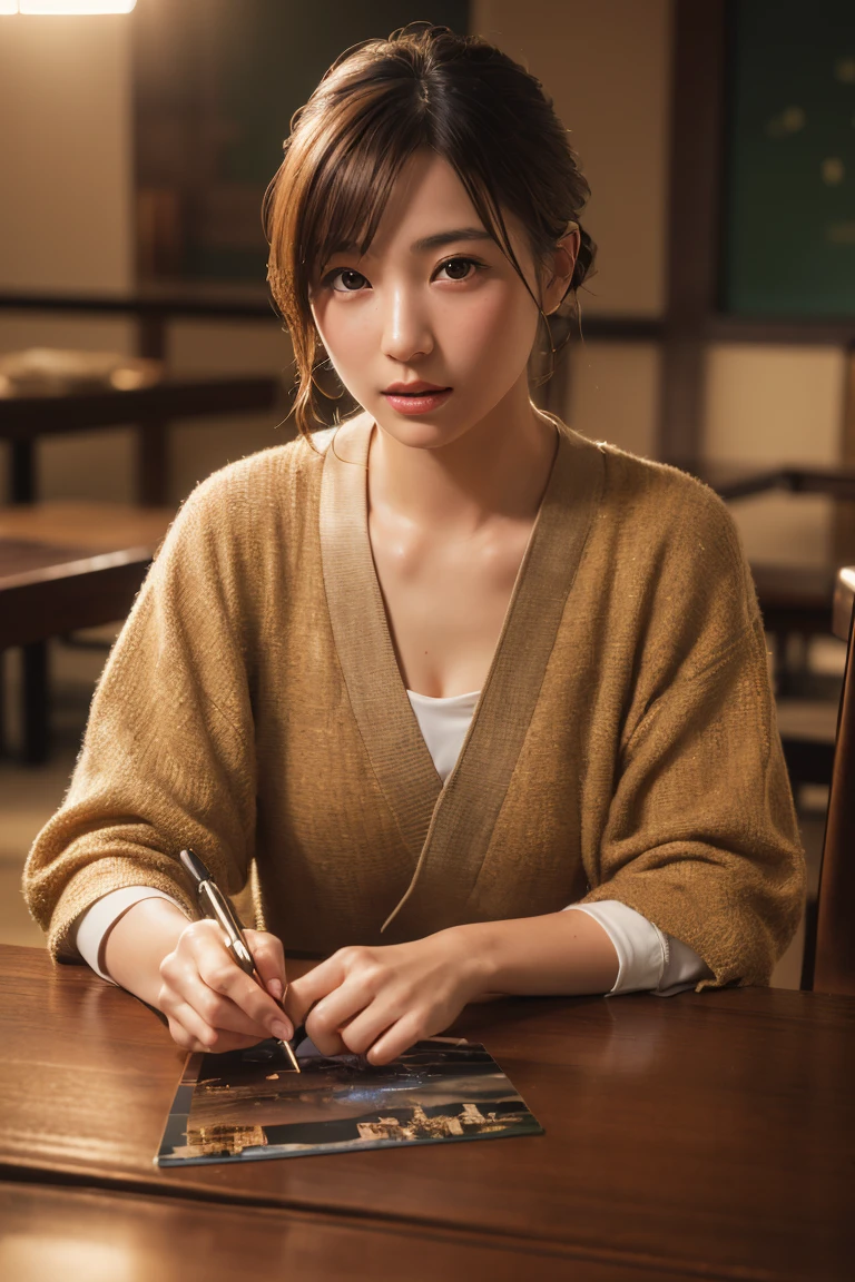 (Tabletop:1.3), (8k, Realistic, RAW Photos, Highest quality: 1.4), Japanese, (one person&#39;s), Beautiful Face, (Realistic face), (Black Hair), Beautiful hairstyle, Realistic eyes, Beautiful attention to detail, (Realistic skin), Beautiful Skin, charm, 超High resolution, 超Realisticな, Very detailed, Golden Ratio,. (3. Jill:1.5), (Sony Alpha 1, 50.1 megapixel full-frame CMOS sensor, 8k video recording function), (Telescope Lens), (Realistic),(8k, 超High resolution, Highest quality, Tabletop:1.2),Very detailedな,Beautifully detailed face, Complete Anatomy,(Beautiful attention to detail:1.3),smile,Very delicate and beautiful, Very detailed, Hmph, Unity, 8k Wallpaper, wonderful, In detail, Very detailedな, High resolution, Very detailed, Very detailed目と顔,Wet, ((luxury:1.1)),((Colorful micro bikinis.1)), [ponytail],(Big Breasts, Cleavage.3),