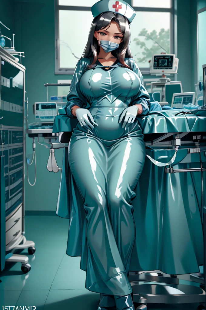 nurse uniform,hospital, latex nurse suit,nurses,busty,elbow gloves,labcoat,black hair woman,red eyes , gigantic ,medical instruments,asian nurse,two nurses,speculum,examination room,oversize ,big ass ,strap on, lay on table ,legs spreaded,giving birth,gyno chair , dentist,Milf,latex,black uniform,oversize breasts