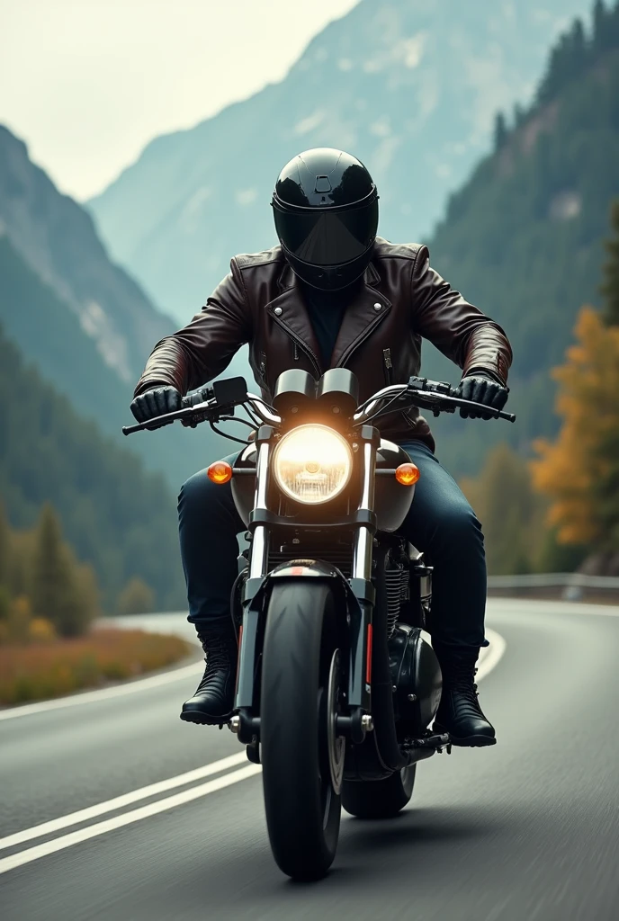 I ride a motorcycle