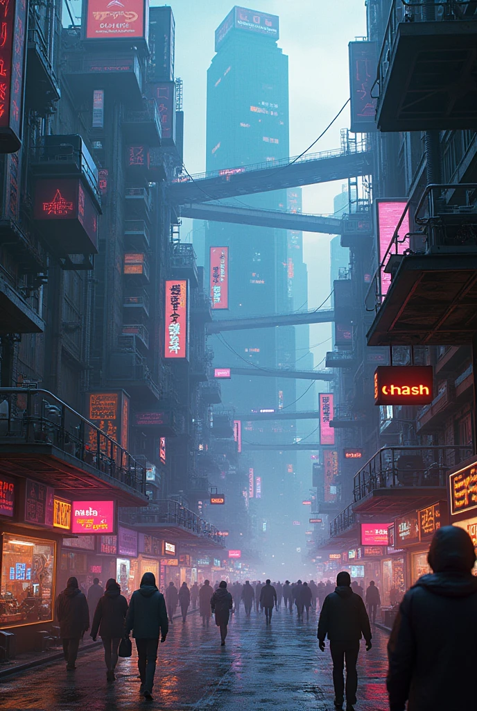 YDesign a CyberPunk-style map
A literal map And add more people