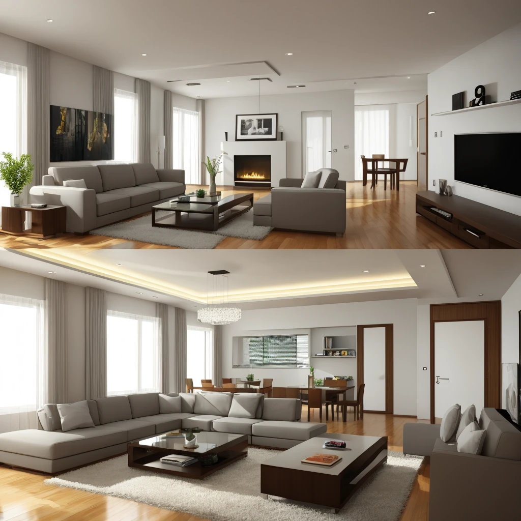 Modern living room interior