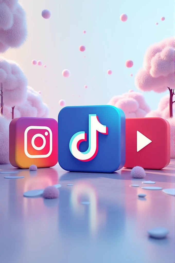 Can you generate an image for me to start selling followers on networks like Instagram Tiktok YouTube with logos? 