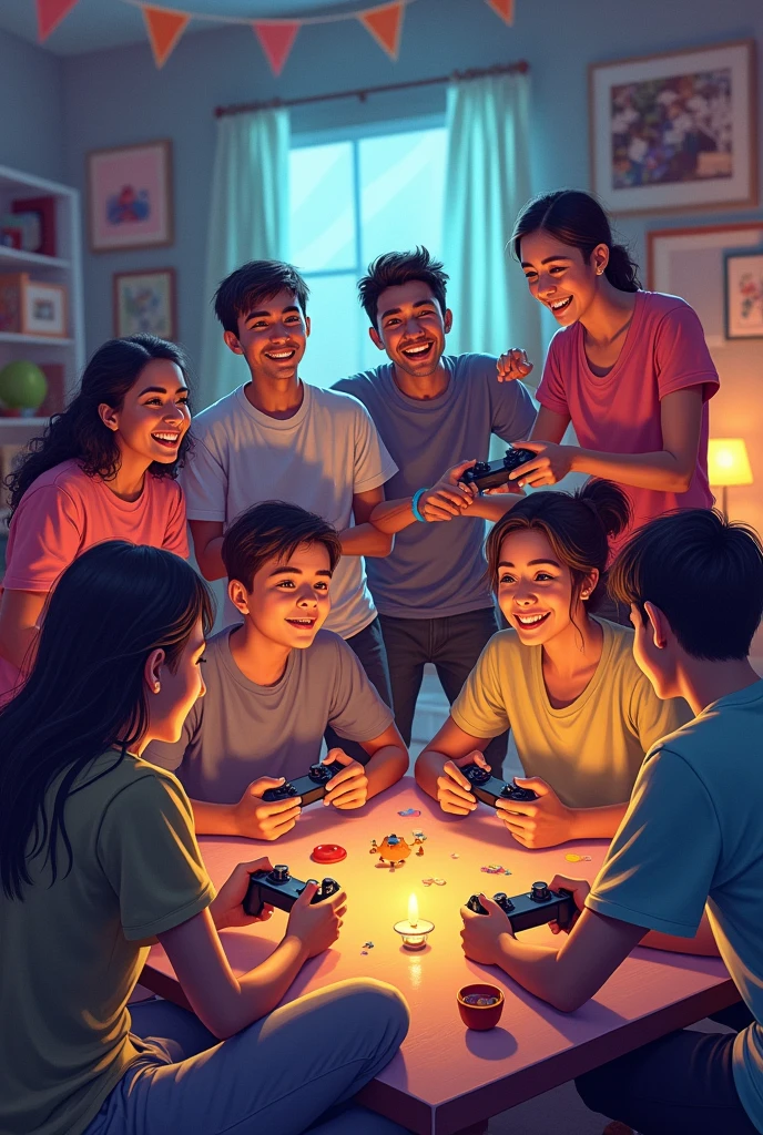Create images on positive side gaming by showing positivity in games
