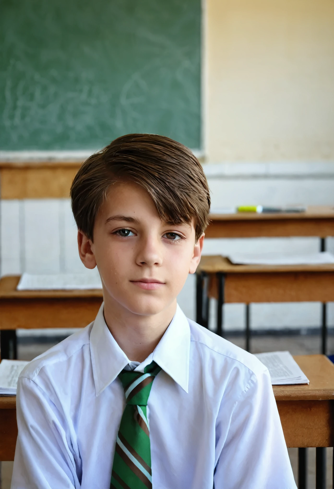 Boy 14 years in the school hd